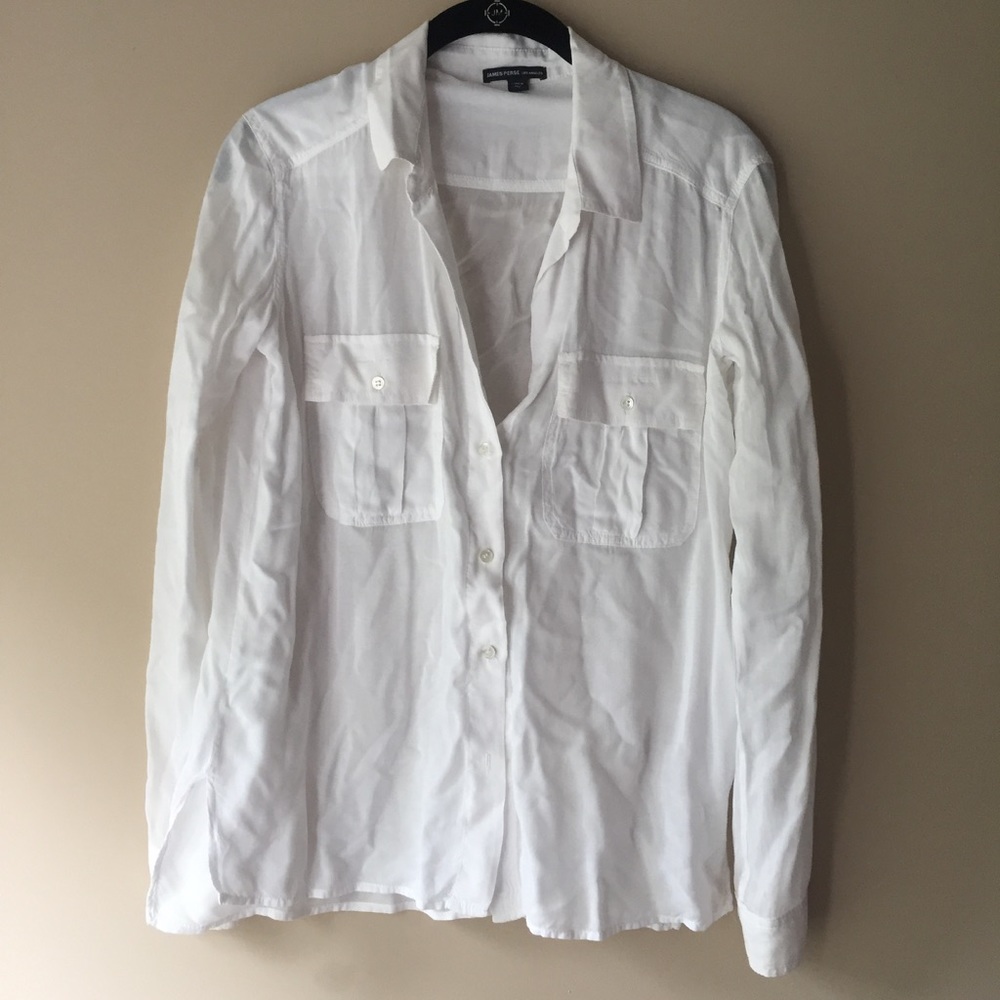 White James Perse Button Down